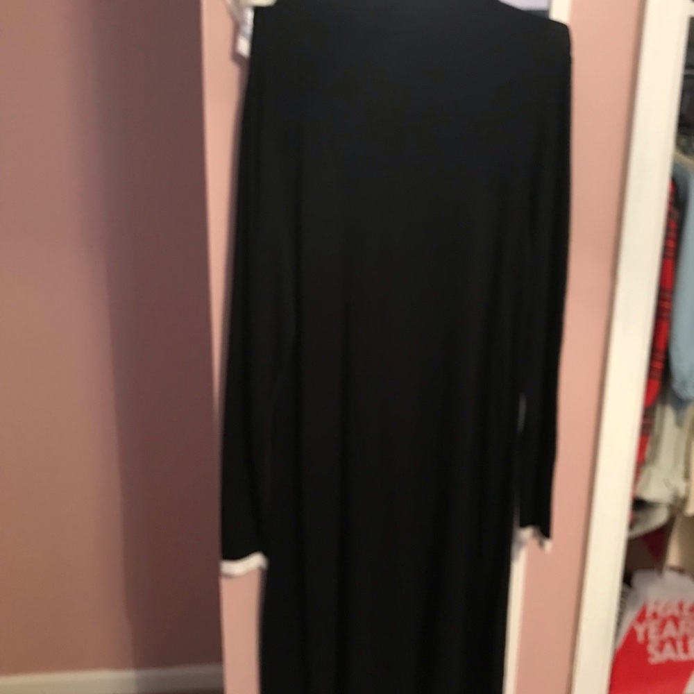 Mock neck sweater dress large